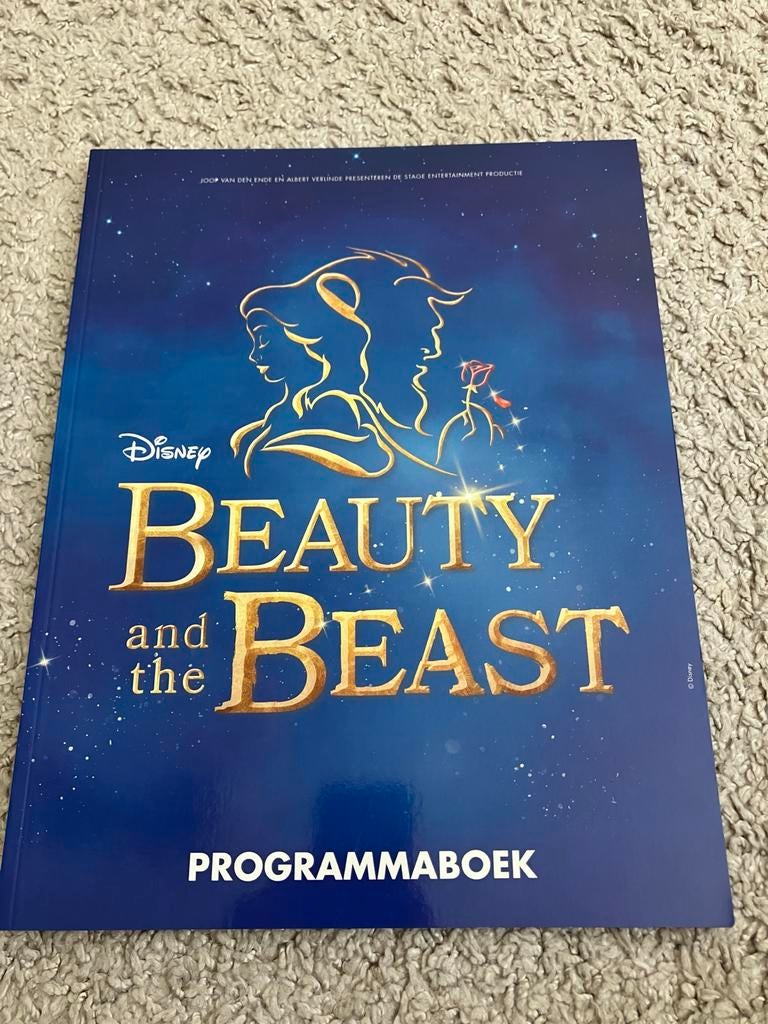 Disney's Beauty and the Beast Musical Programmaboek, Ophalen of Verzenden, Zo goed als nieuw, Filmspecifiek