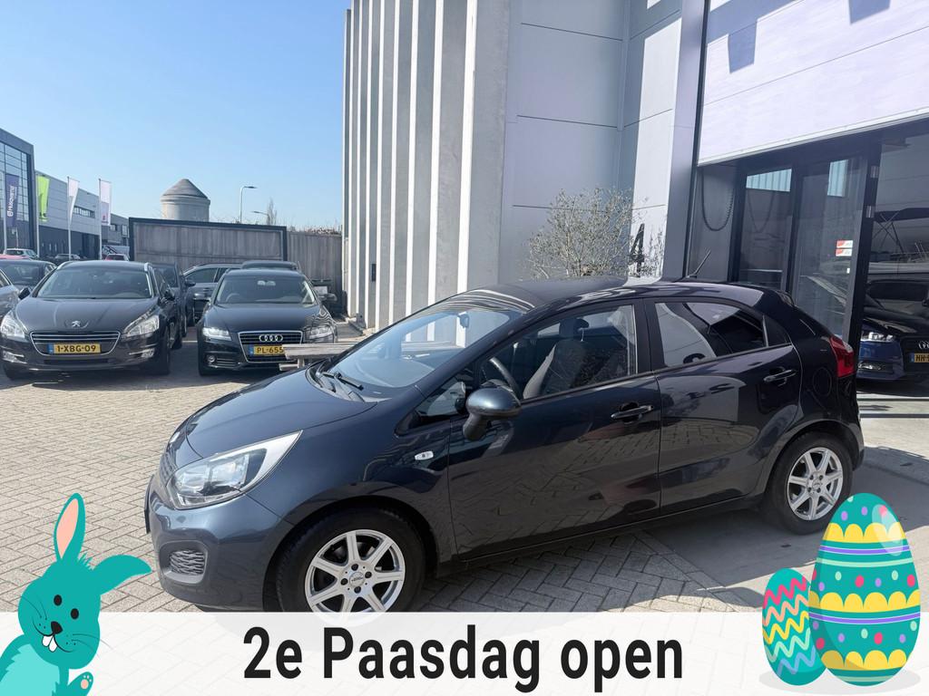 Kia Rio 1.2 CVVT Comfort Pack AIRCO! 5DEURS! INRUIL MOGELIJK, Voorwielaandrijving, Euro 5, Zwart, 4 cilinders