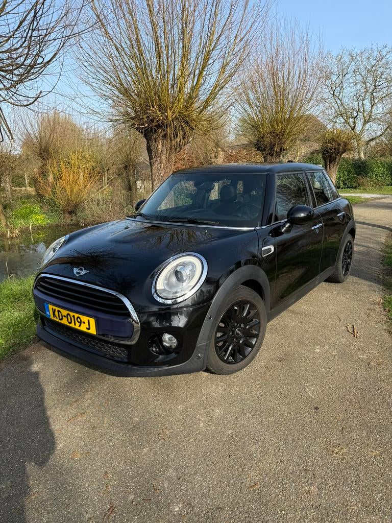 Mini 5-deurs (f55) 1.5 136pk 2016 Zwart, leren bekl, 5deurs, Auto's, Handgeschakeld, Particulier, Cooper, 1499 cc