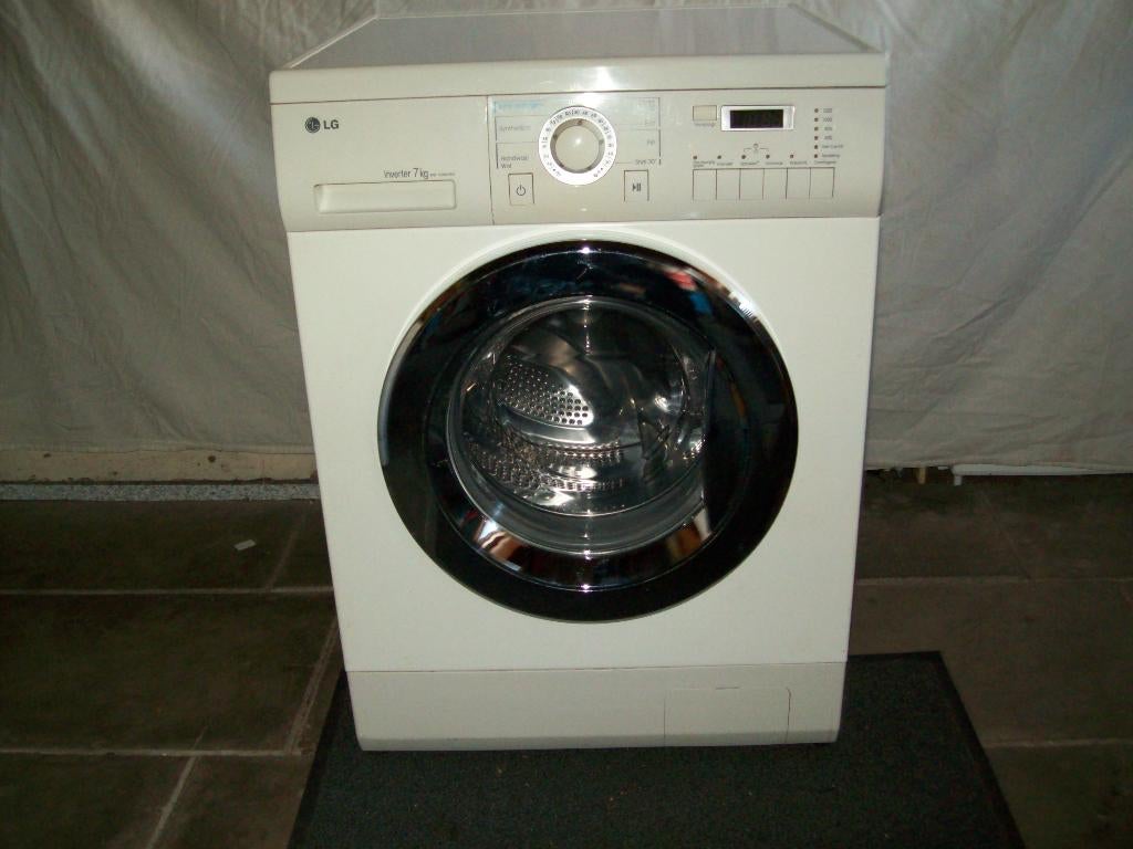 LG Wasmachine, Ophalen, Gebruikt, 85 tot 90 cm, 1200 tot 1600 toeren
