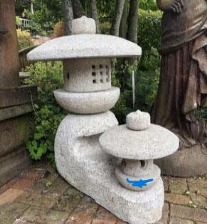schoonheid van een grote japanse lantaarn, Tuin en Terras, Ophalen of Verzenden, Nieuw