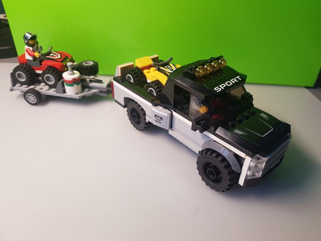 Lego 60148 - ATV Race Team, Compleet, Lego, Ophalen of Verzenden, Complete set