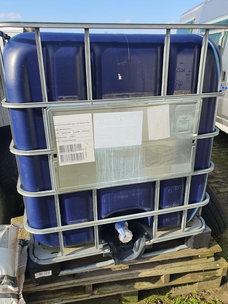 Waterreservoir IBC container 1000 liter, 150 liter of meer, Ophalen of Verzenden