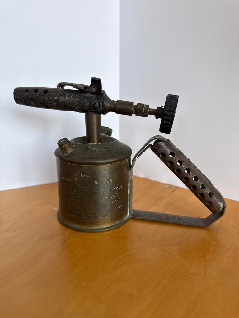 Museumstuk - Antieke Sievert Bunsenbrander - Made in Sweden, Ophalen of Verzenden