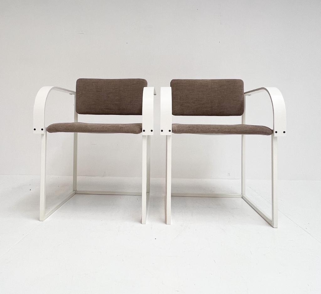 Set Pastoe FM80 stoelen van P. Mazairac & K. Boonzaaijer, Huis en Inrichting, Stoelen, Gebruikt, Twee, Pastoe, Wit