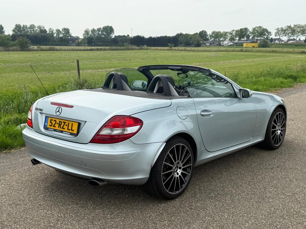 Mercedes-Benz SLK-klasse 200 K AUT APK 11-2026 Leder Airco 1, Auto's, Automaat, Achterwielaandrijving, Gebruikt, Zwart