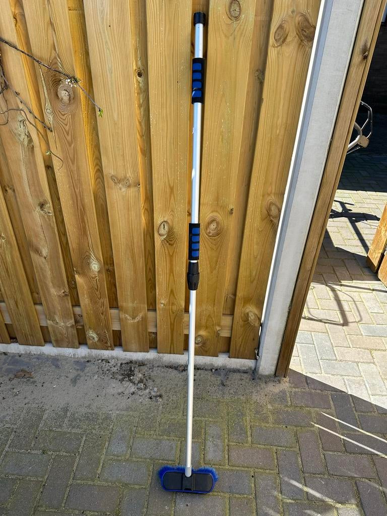 Uitschuifbare wasborstel met waterdoorvoer, Huis en Inrichting, Ophalen, Bezem of Borstel