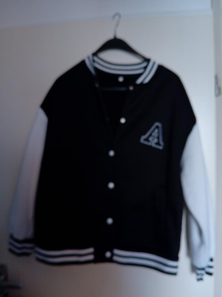 Baseball Jacks: Zwart XXL & Beige L - Stoer en Comfortabel, Kleding | Dames, Jassen | Zomer, Zwart, Maat 46/48 (XL) of groter