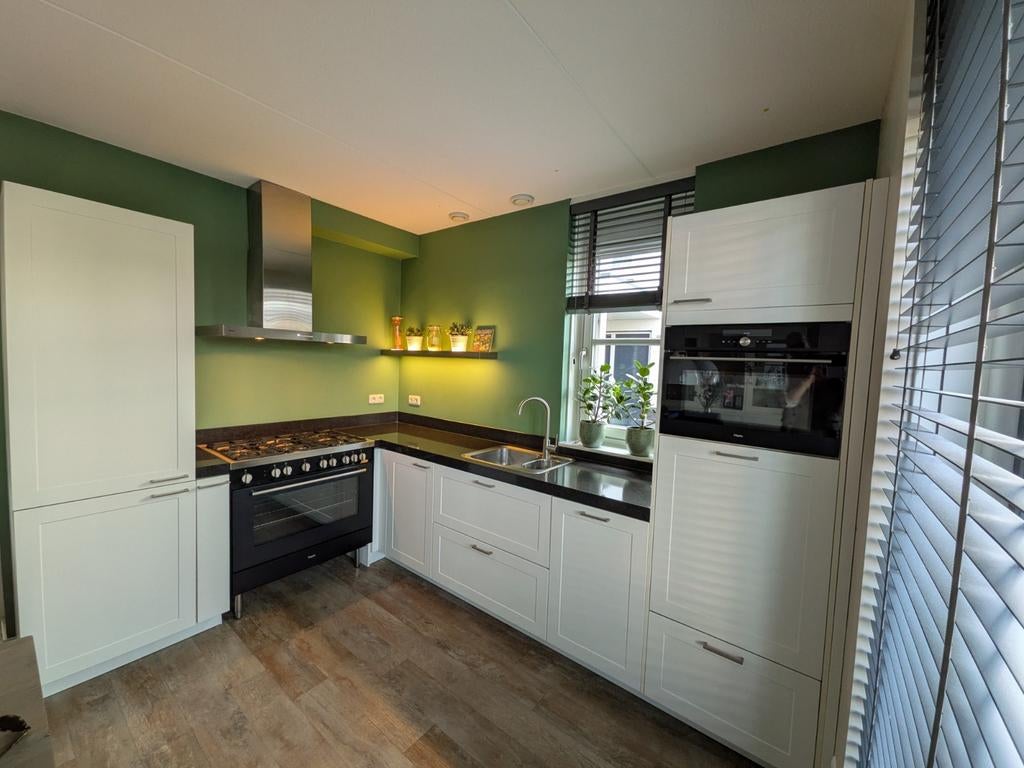 Salvani Hoekkeuken mat Wit, Ophalen, Gebruikt, Wit, Hoekkeuken