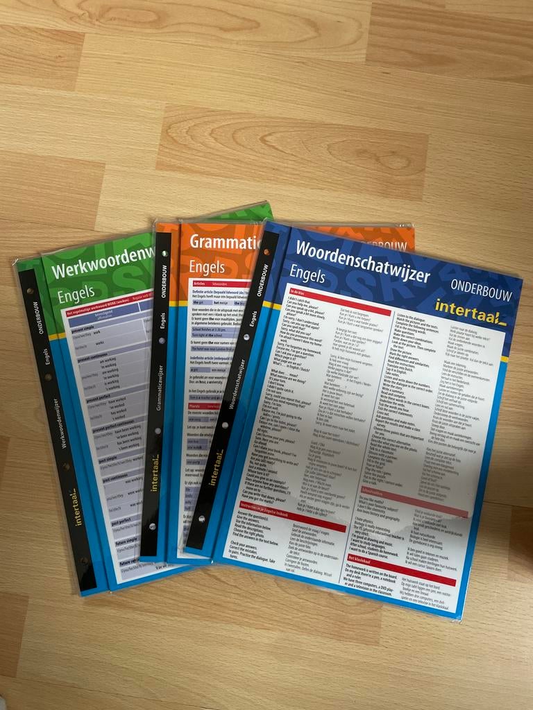 Set van 3 Engels Onderbouw (Intertaal), Ophalen of Verzenden, Alpha, Gelezen, Overige niveaus