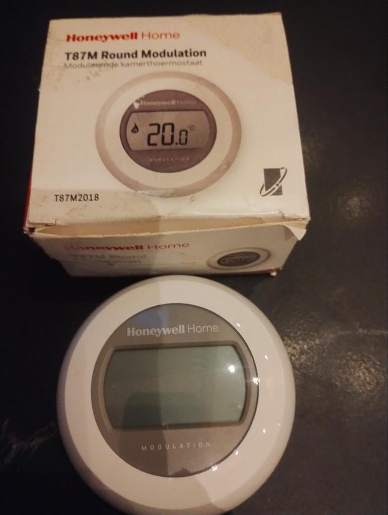Honeywell Home T87M Round Modulation thermostaat, Ophalen of Verzenden, Zo goed als nieuw