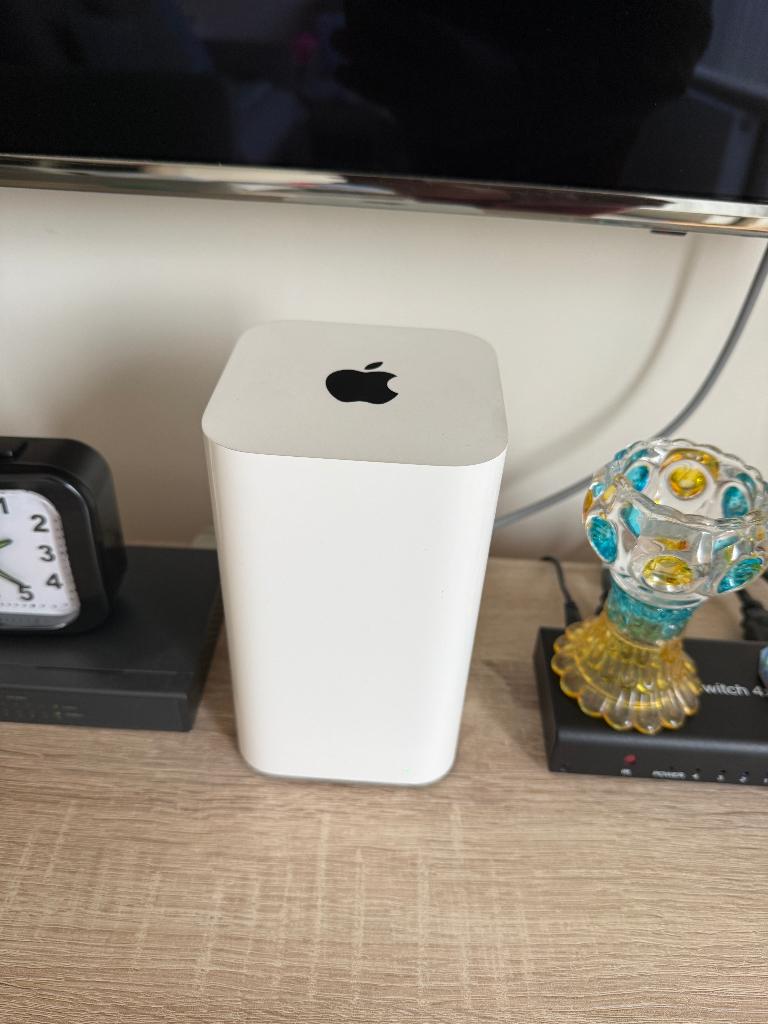 Apple AirPort Time Capsule 2TB – WiFi + Time Machine Backup, Computers en Software, Routers en Modems, Gebruikt, Router, Ophalen of Verzenden