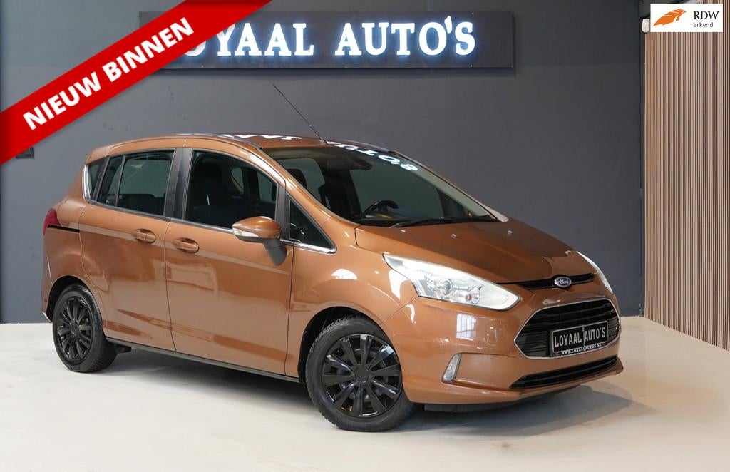 Ford B-Max 1.0 EcoBoost Titanium | AIRCO | CRUISE | STOELVER, Voorwielaandrijving, Euro 5, Gebruikt, 750 kg