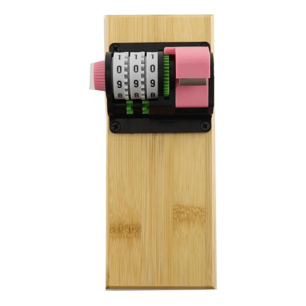 Houten opener met teller - Bier opener - Flessen opener