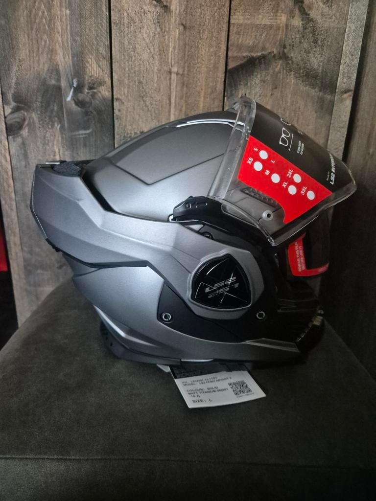 LS2 Flipover Helm L  motor, scooter, bromfiets, Motoren, Kleding | Motorhelmen, Kinderen, Ophalen of Verzenden, Integraalhelm