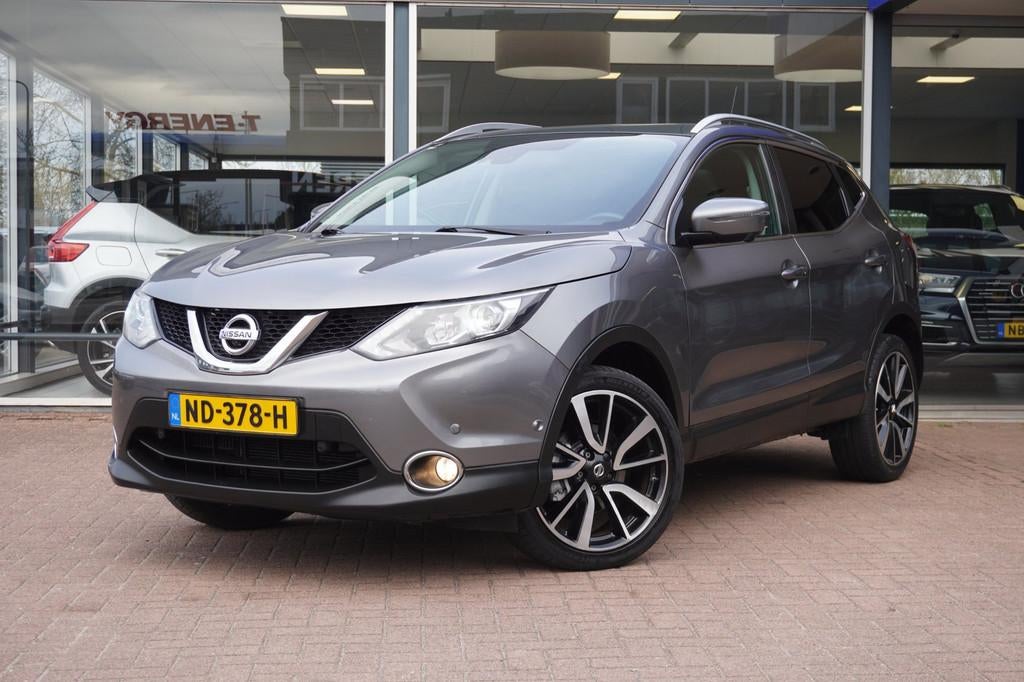 Nissan Qashqai 1.2 Tekna | Airco | Navigatie | Panodak | LM, Auto's, Nissan, Voorwielaandrijving, Gebruikt, 4 cilinders, 116 pk