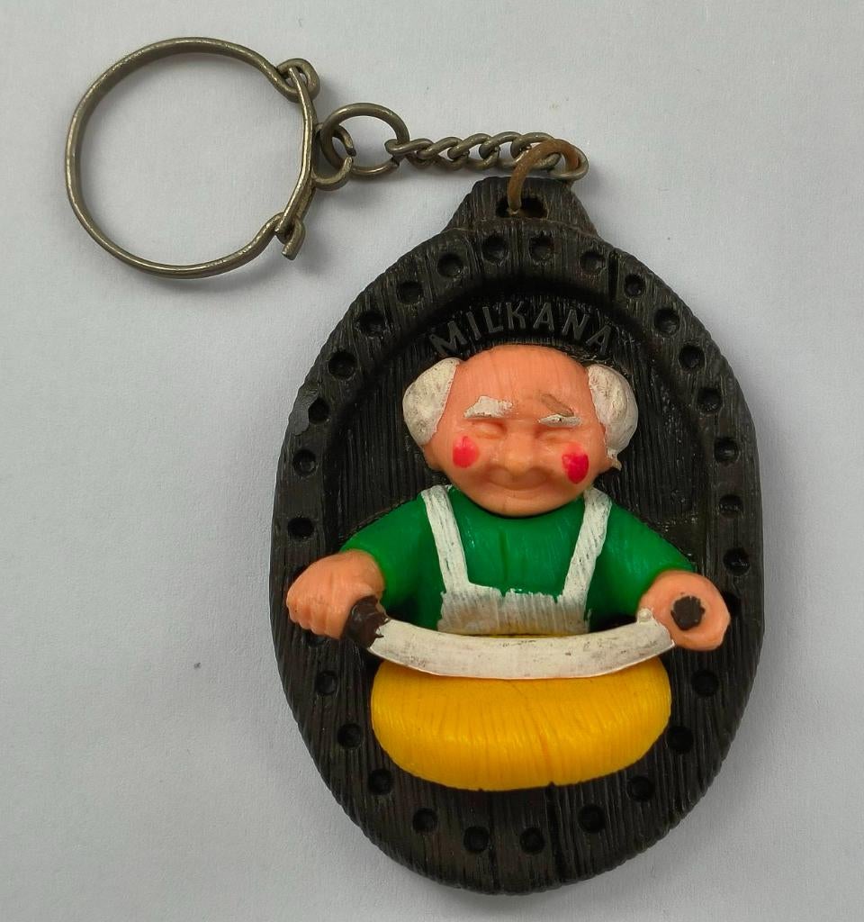 Milkana kaas sleutelhanger (gr), Verzamelen, Sleutelhangers, Nieuw, Ophalen of Verzenden