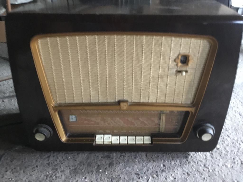 Ouderwetse radio bakeliet, Ophalen of Verzenden