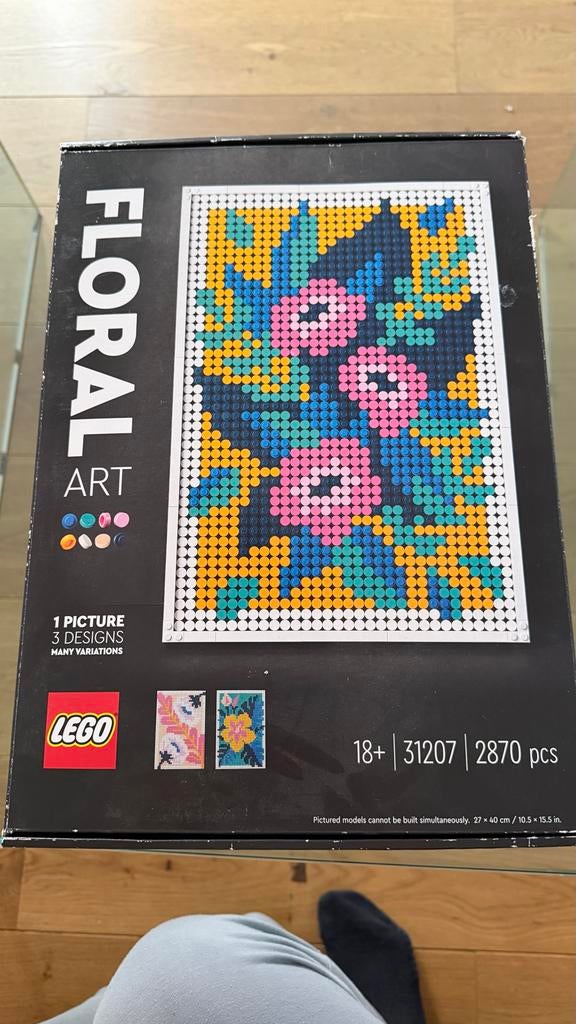 Lego Floral Art, Gebruikt, Overige thema's, Lego, Ophalen of Verzenden