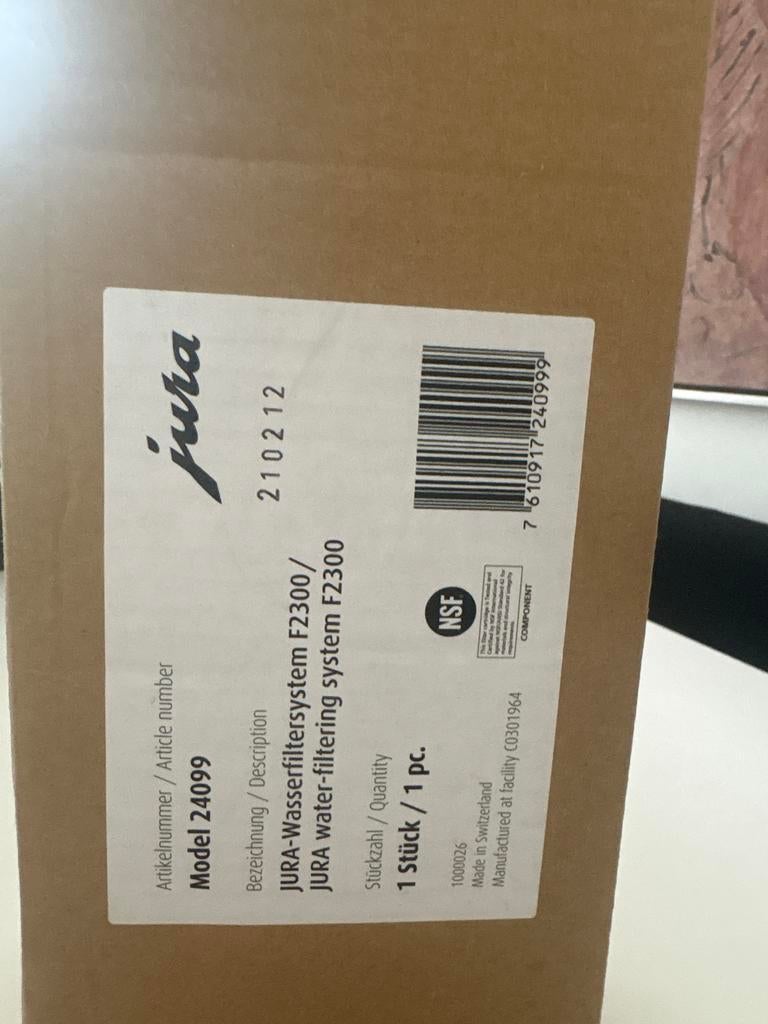 Jura waterfiltersysteem F2300 model 24099, Ophalen of Verzenden, Nieuw