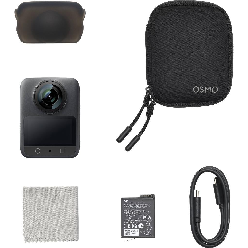 DJI Osmo 360 8K | 3 Accu's + Selfie Stick + Neck Mount, Ophalen of Verzenden, Gebruikt, Overige merken