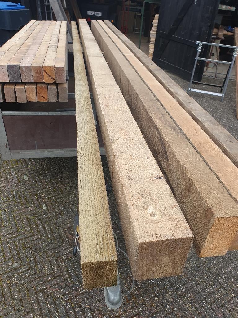 Hout, Doe-het-zelf en Verbouw, Hout en Planken, Ophalen, Gebruikt, Balk, Vuren
