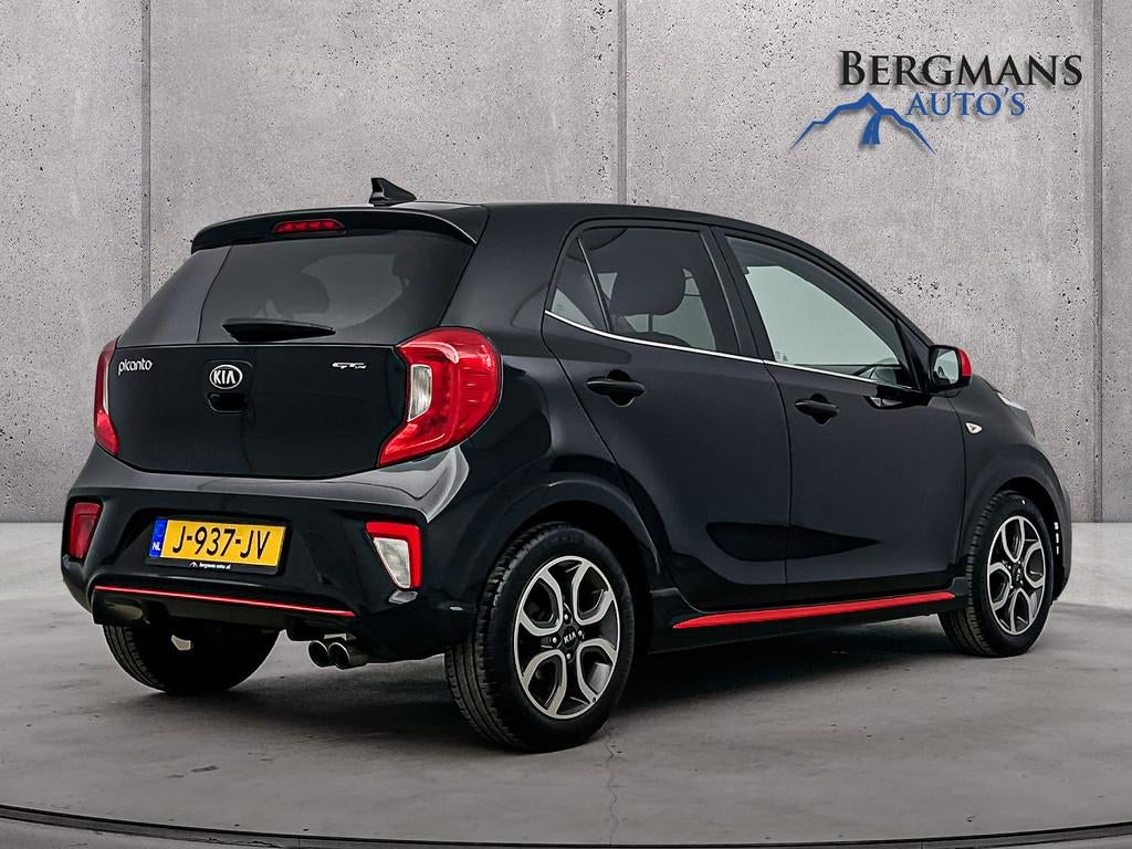 Kia Picanto 1.0 GT-Line Edition // LEDER // NAVIGATIE // CAM, Voorwielaandrijving, Gebruikt, 4 stoelen, Bedrijf