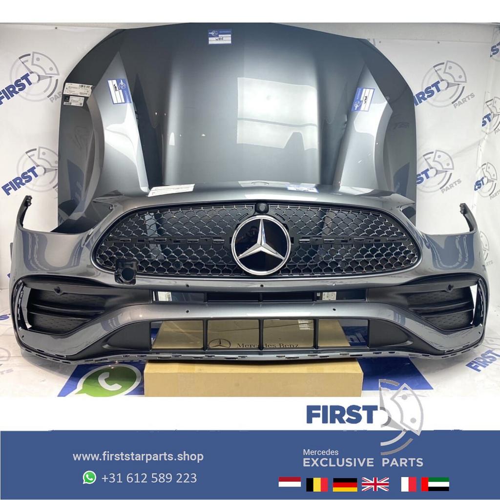 W206 S206 C43 AMG LINE VOORKOP Mercedes C Klasse FRONT 2021-, Gebruikt, -, Voor, Ophalen of Verzenden