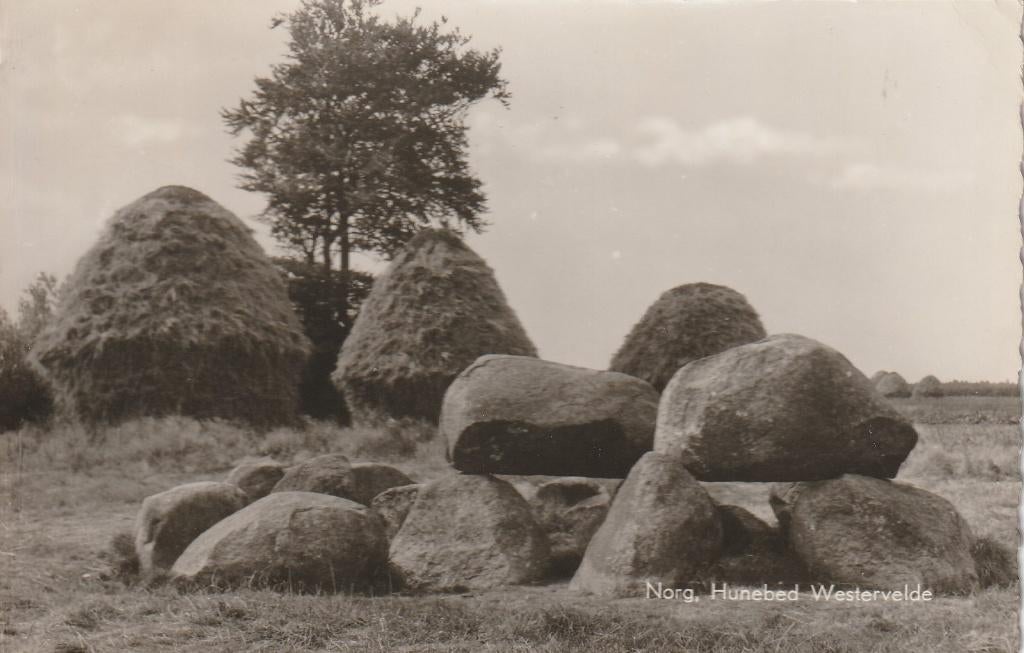 Norg   Hunebed, Ophalen of Verzenden, 1940 tot 1960, Gelopen, Drenthe