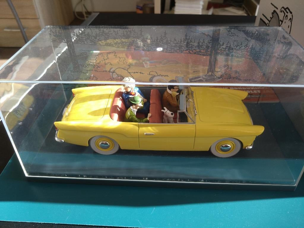 Kuifje auto 1:24 - Le Cabriolet Bordure TinTin, Ophalen, Nieuw, Auto, Overige merken