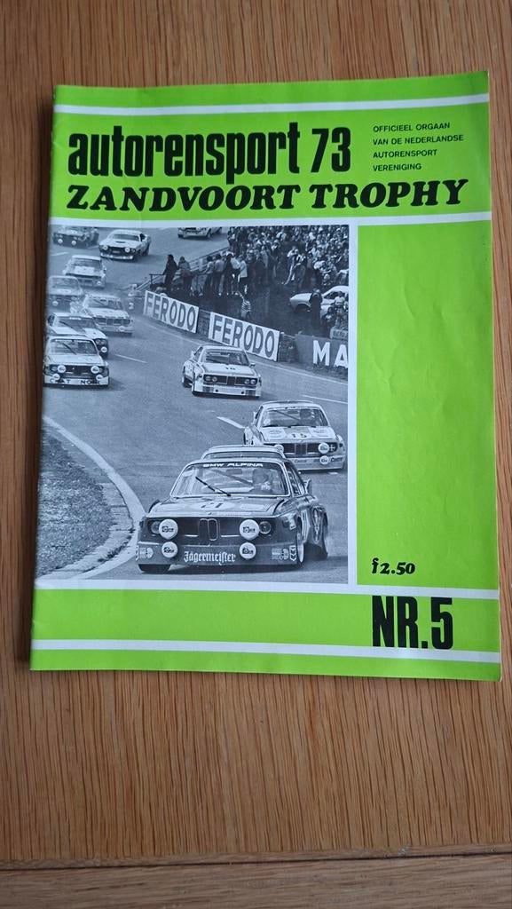 Autorevue Autorensport Zandvoort 1973, Ophalen of Verzenden, Gebruikt, Auto's
