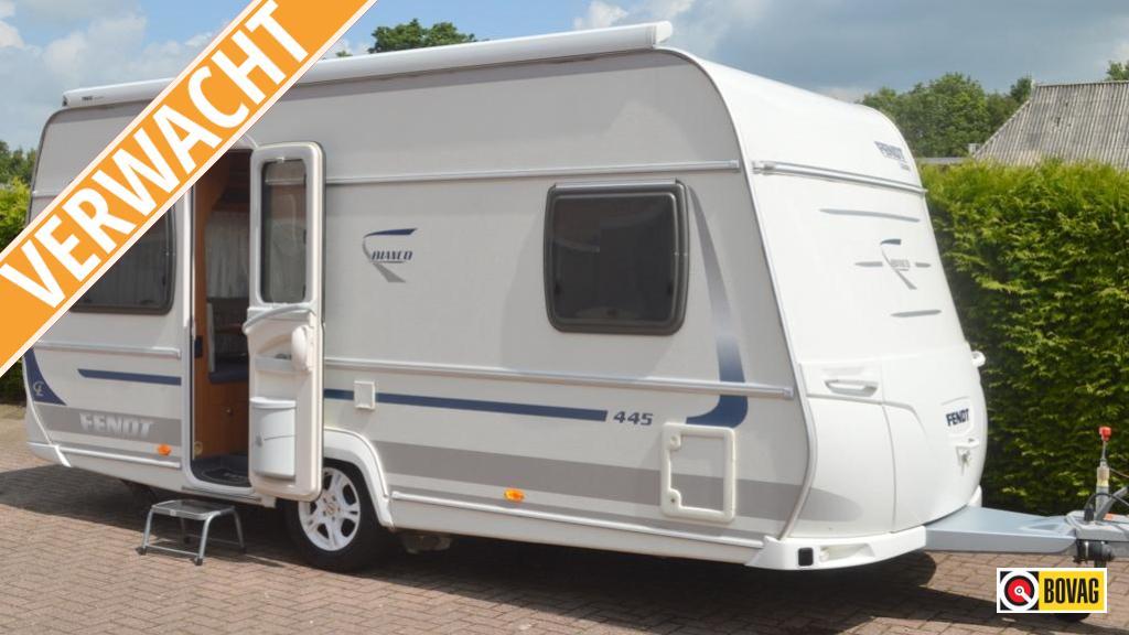 Fendt Bianco 445 TFB incl. Mover, Thule en ATC, Caravans en Kamperen, Caravans, Rondzit, Overige typen, Schokbreker, Bedrijf