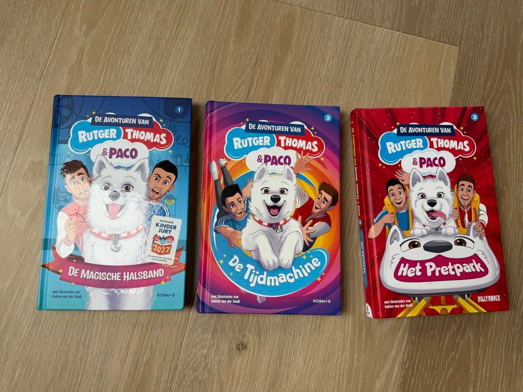 Rutger Thomas & Paco: Deel 1, 2 en 3 (Kinderjury Winnaar), Ophalen of Verzenden, Zo goed als nieuw, Fictie algemeen