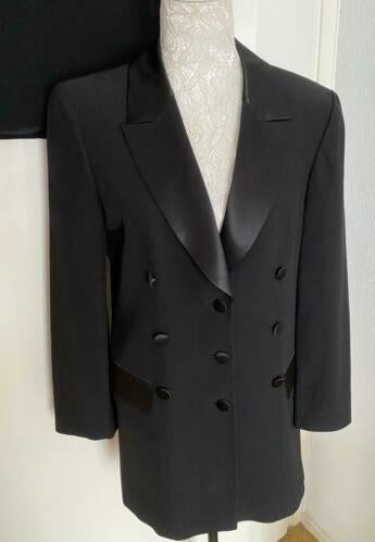 Markwald jasje/colbert met bijp.rok maat 38[v], Kleding | Dames, Maat 38/40 (M), Zwart, Ophalen of Verzenden, Zo goed als nieuw