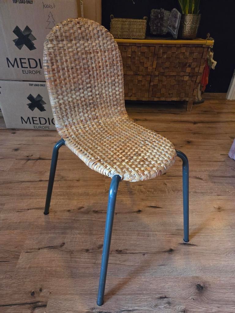 Rotan stoeltje, Huis en Inrichting, Ophalen, Bruin, Eén