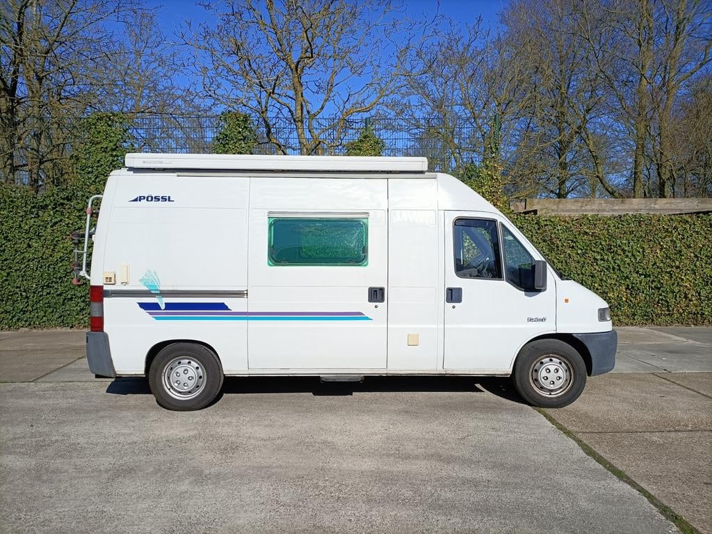 Originele Possl Peugeot Boxer 2.5TD, Buscamper of Camperbus, Ringverwarming, Pössl, Tot en met 2
