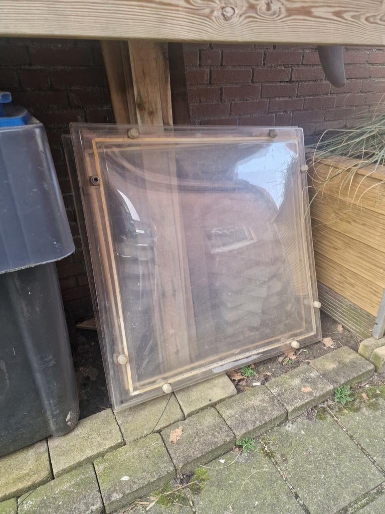 2 stuks Geïsoleerde dakkoepel 100x100, Ophalen of Verzenden