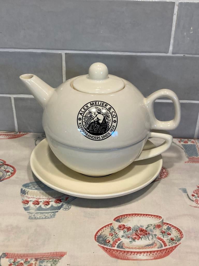 Tea for one set Alex Meijer (100326b), Antiek en Kunst, Ophalen of Verzenden