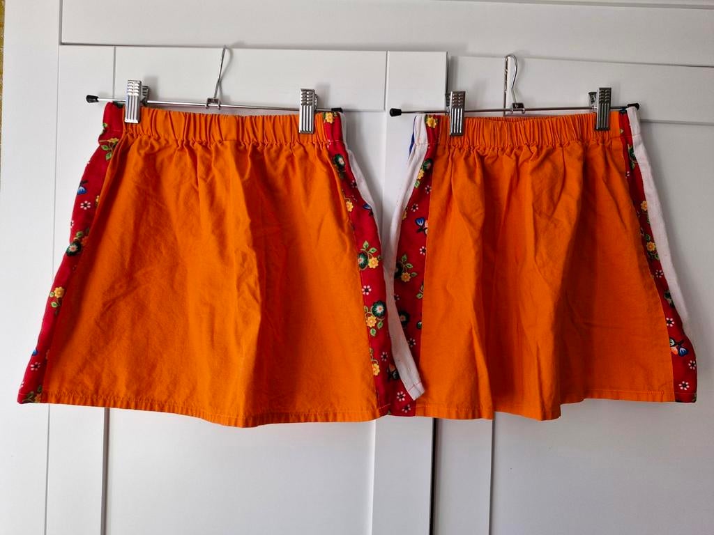 Koningsdag rokjes handgemaakt, Verzenden, Zo goed als nieuw, Meisje, Jurk of Rok