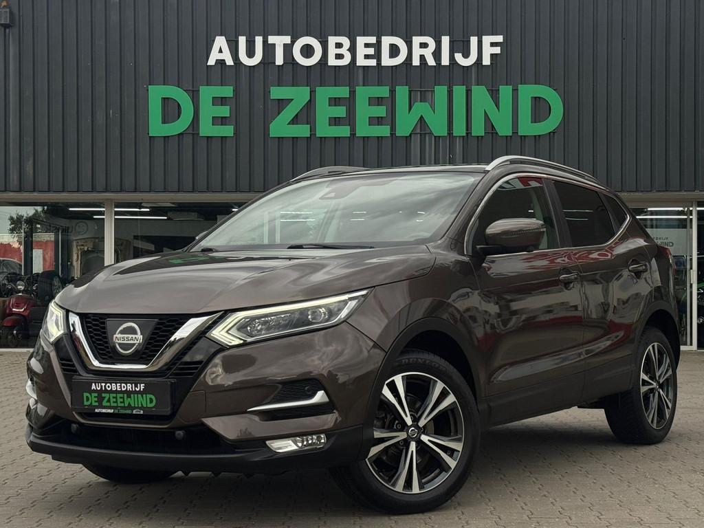 Nissan Qashqai 1.2 Tekna|pano|camera|Led|Navi, Auto's, Voorwielaandrijving, Gebruikt, 4 cilinders, Bruin