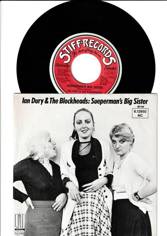 IAN DURY& THE BLOCKHEADS  -  SUPERMAN'S BIG SISTER   [7''] /, Verzenden, 7 inch, Single, Zo goed als nieuw