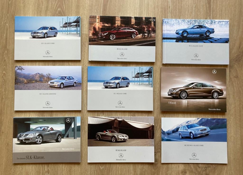 Verzameling Mercedes - Benz Folders / brochures 2002 - 2008, Verzenden, Zo goed als nieuw, Mercedes