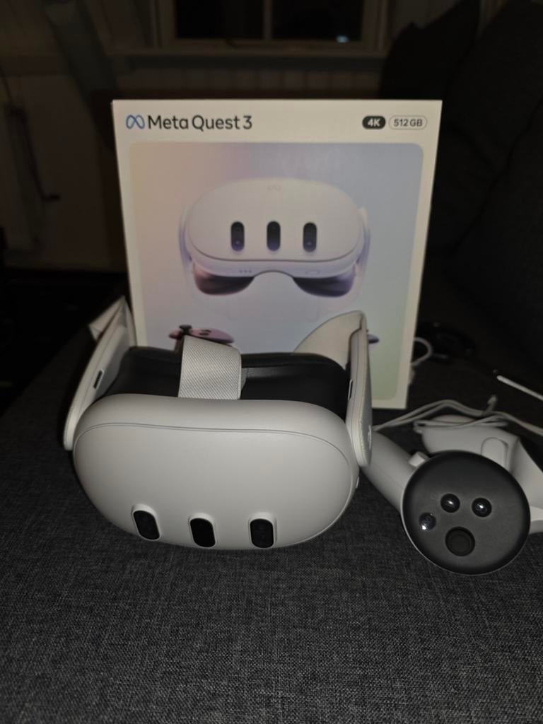 Meta Quest 3 - 512GB - 4K VR-headset, Ophalen of Verzenden, Nieuw, VR-bril, Overige platformen