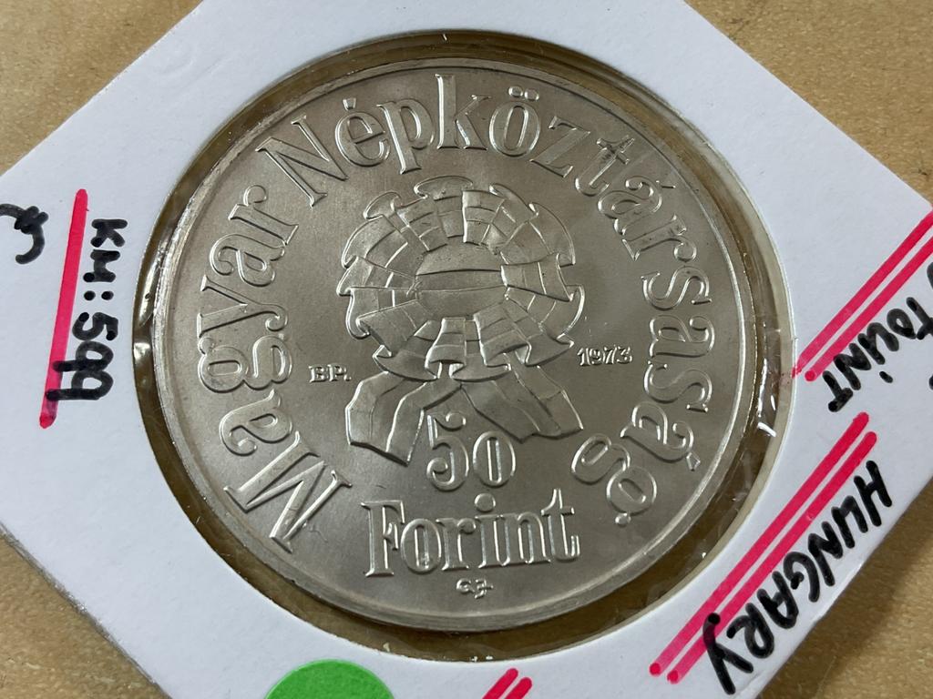 Hongarije 50 forint 1973, Postzegels en Munten, Munten | Europa | Niet-Euromunten, Ophalen of Verzenden, Hongarije