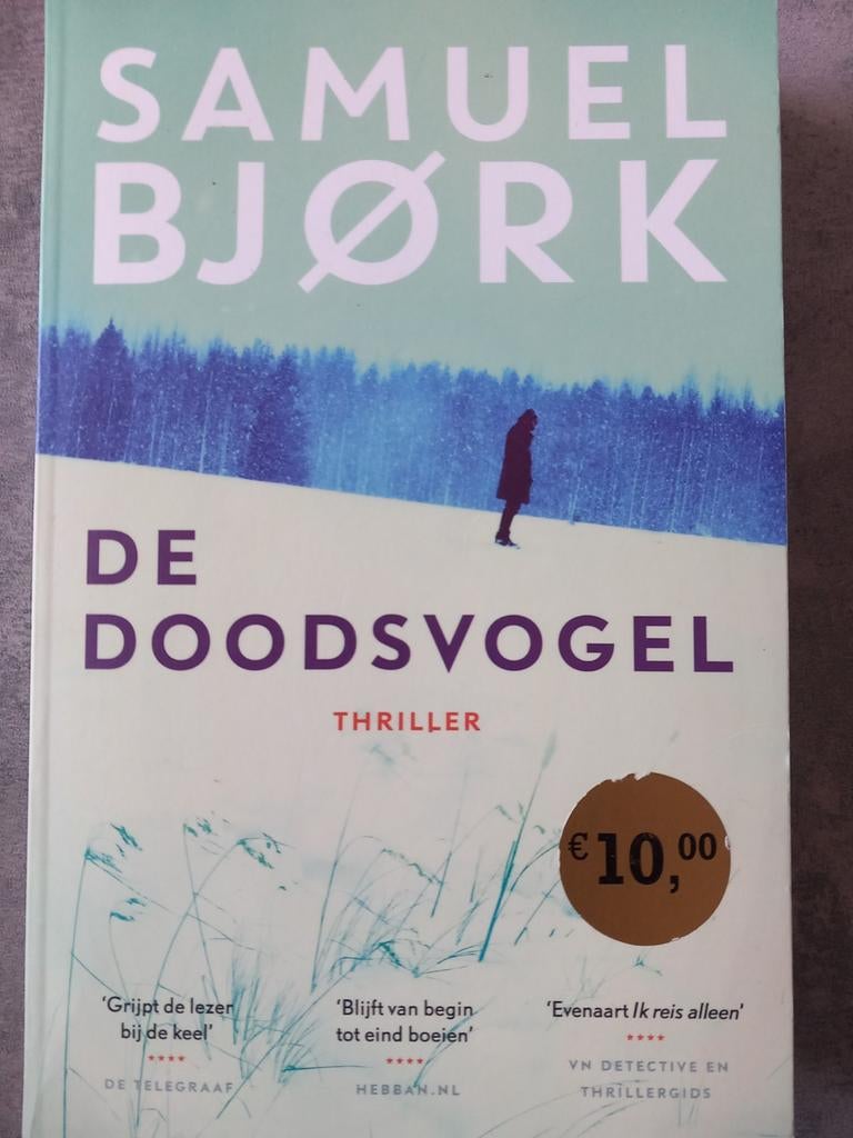 Samuel Bjork - De doodsvogel, Scandinavië, Ophalen of Verzenden, Samuel Bjork, Zo goed als nieuw