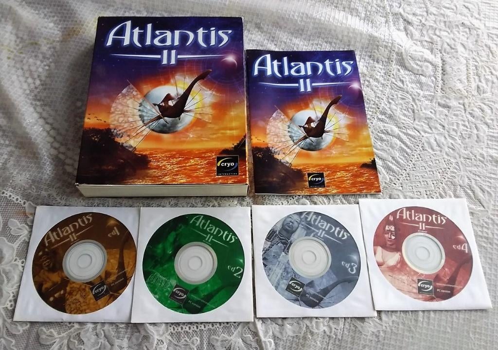 Atlantis 2 Game CD in Bigbox, Avontuur en Actie, Gebruikt, 1 speler, Eén computer