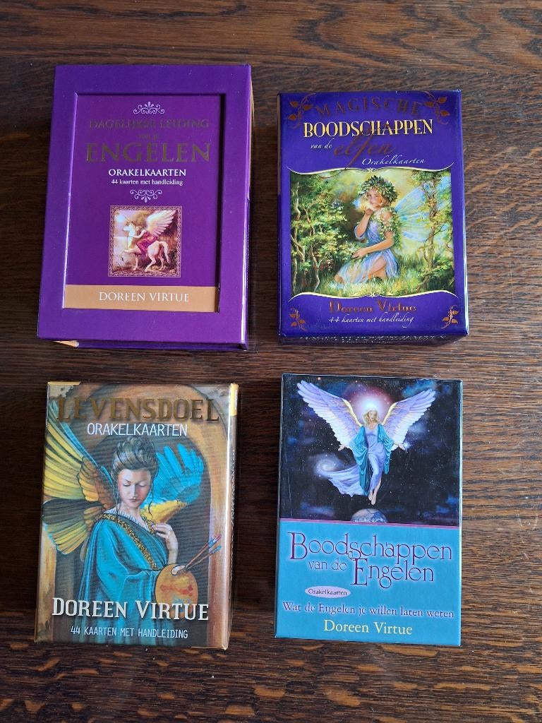 Magische boodschappen van de elfen Doreen Virtue, Ophalen of Verzenden, Zo goed als nieuw, Tarot of Kaarten leggen, Overige typen