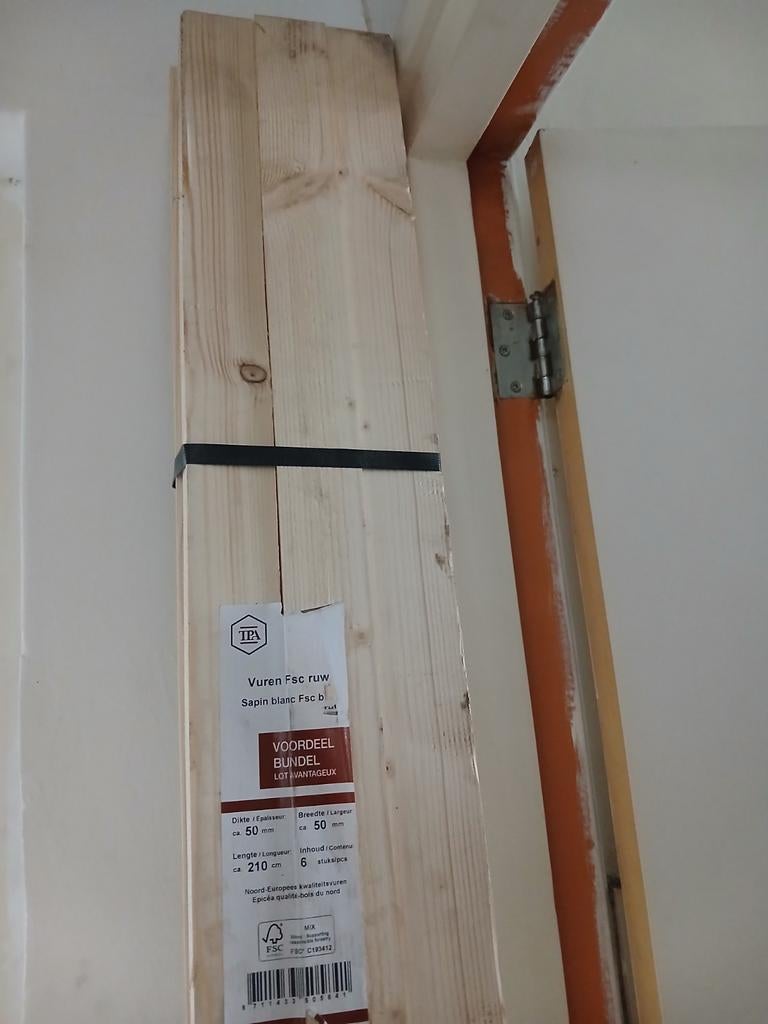 Isover glaswol isolatieplaten en vurenhouten balken, Doe-het-zelf en Verbouw, Isolatie en Afdichting, Ophalen, 4 tot 8 cm, Nieuw