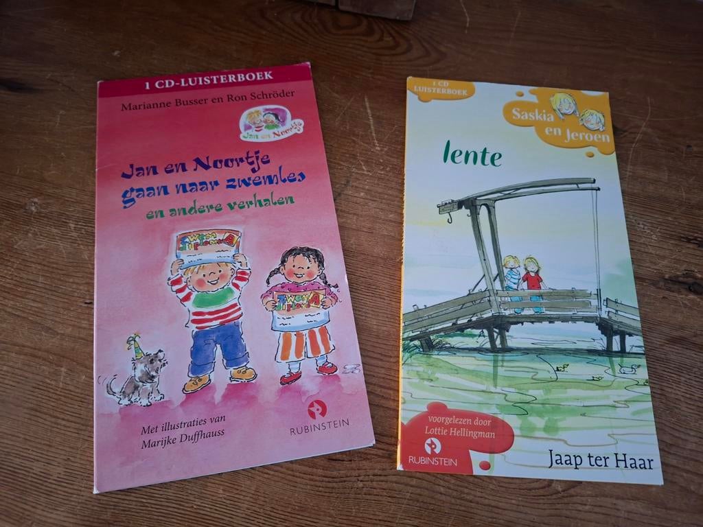 Luisterboeken: Jan en Noortje & Saskia en Jeroen (CD), Ophalen of Verzenden