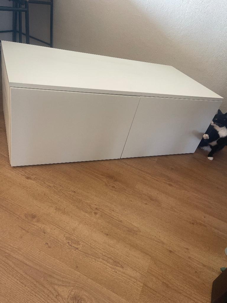 IKEA Platsa 120x57x43, Huis en Inrichting, Ophalen, Met deur(en), 100 tot 150 cm, Zo goed als nieuw
